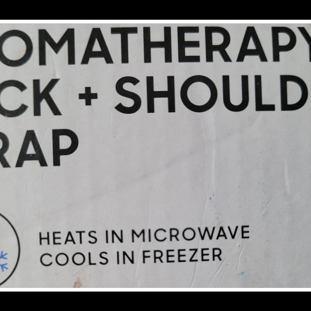 Sharper Image Aromatherapy Neck and Shoulder Wrap- Color Pink..NIB - Picture 6 of 8
